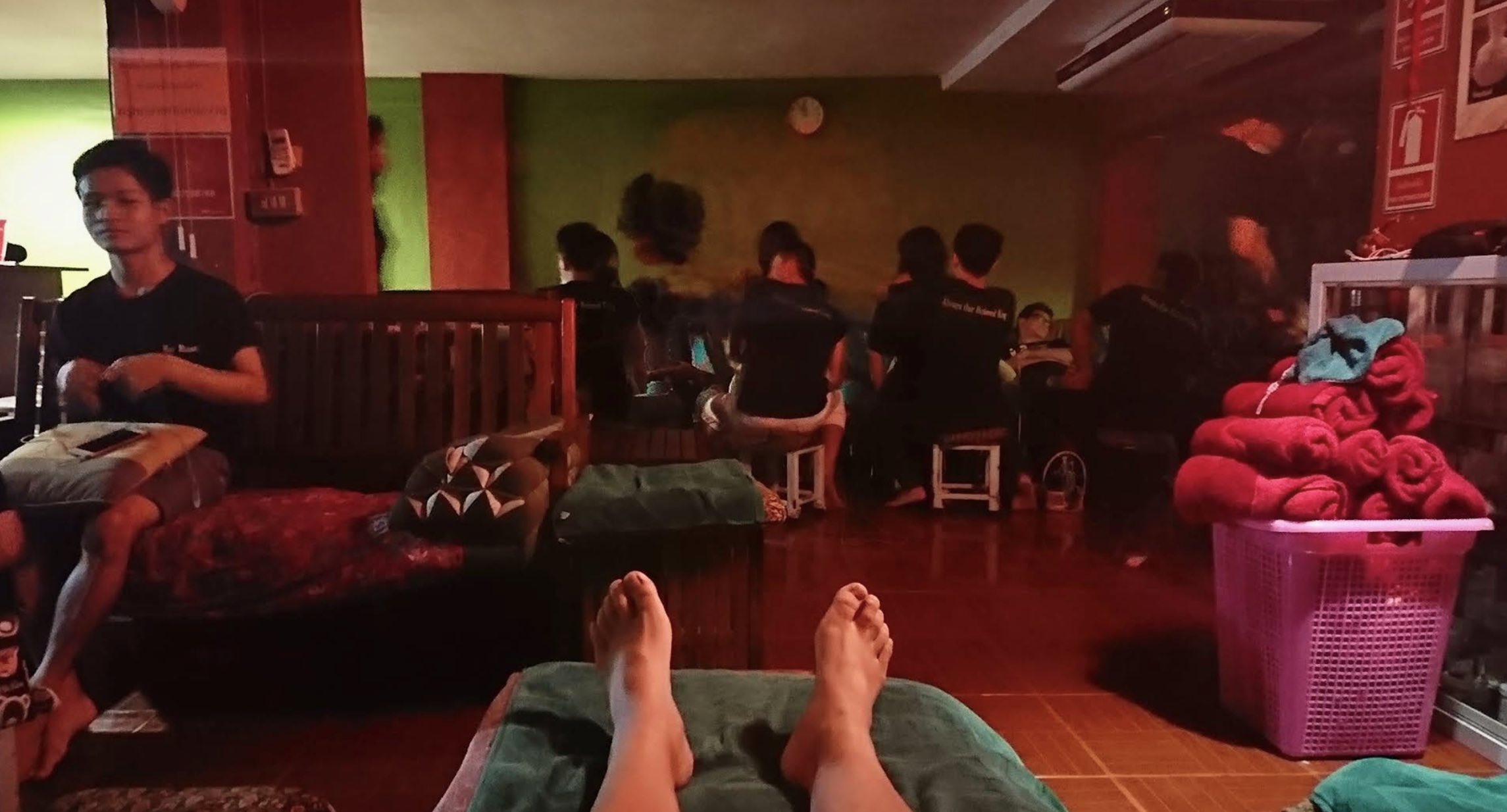 Shared massage area inside May Massage