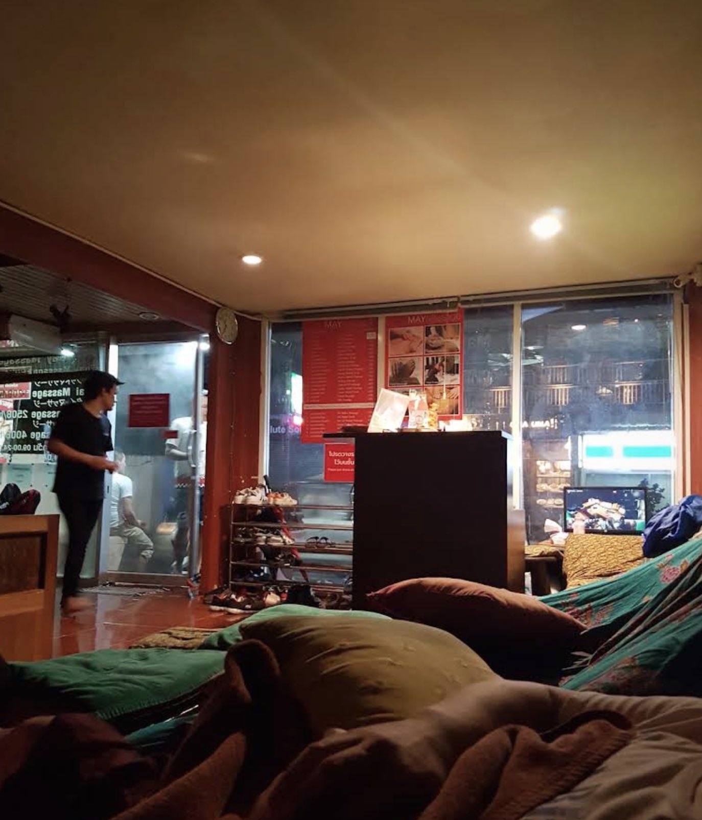 Front treatment area at May Massage